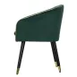 Fotel PARIS Zielony/Złoty 62 58 78 cm